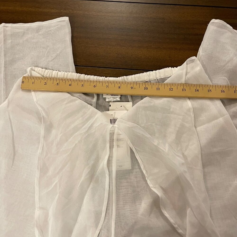 NWT Free by Gottex White Wide Leg Pants size medium new - Picture 4 of 11
